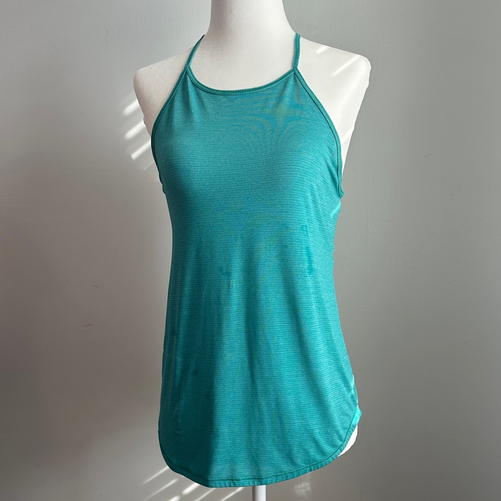 lululemon athletica Teal Halter Tank Top